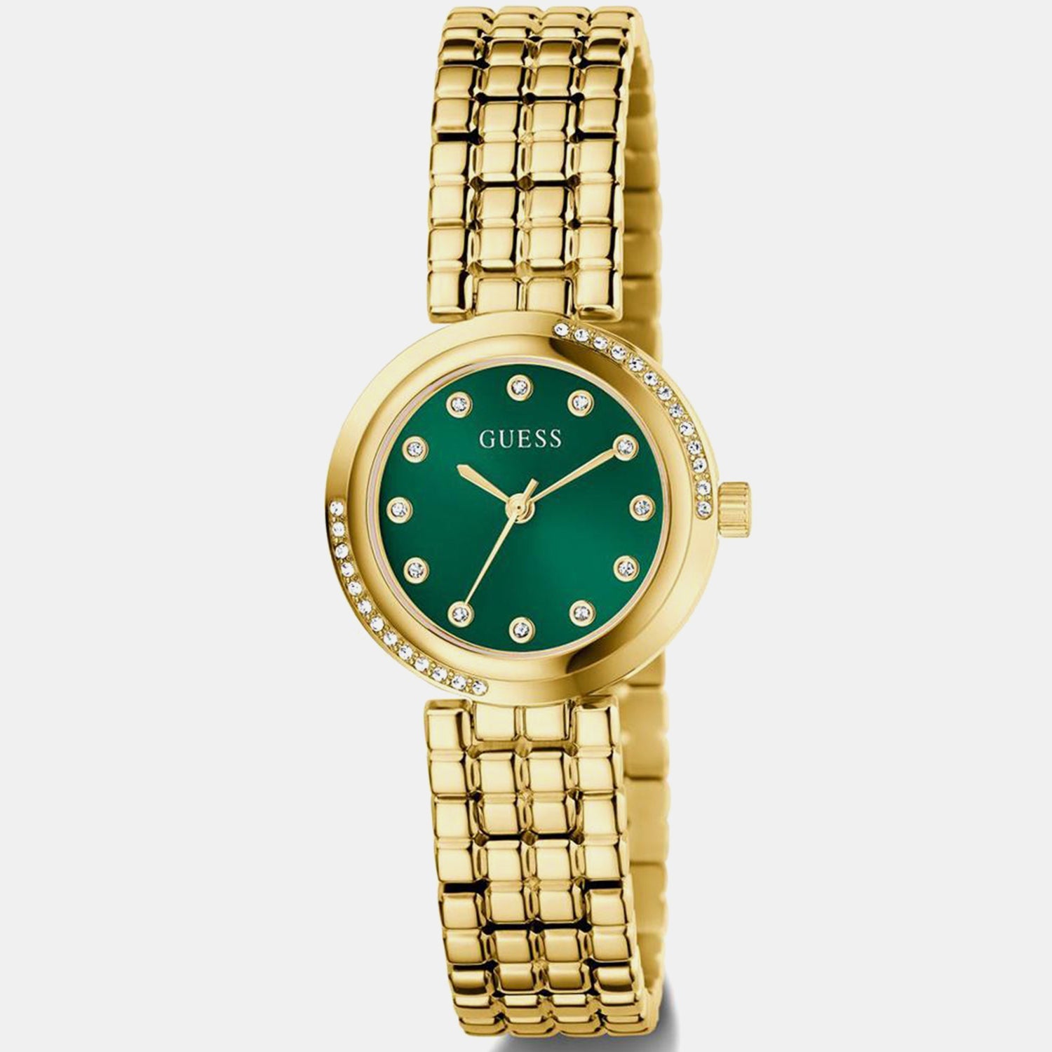 Gb Clara Women Quartz Green Dial Analog Stainless Steel GW0930L6 - Guess watch - Image 2