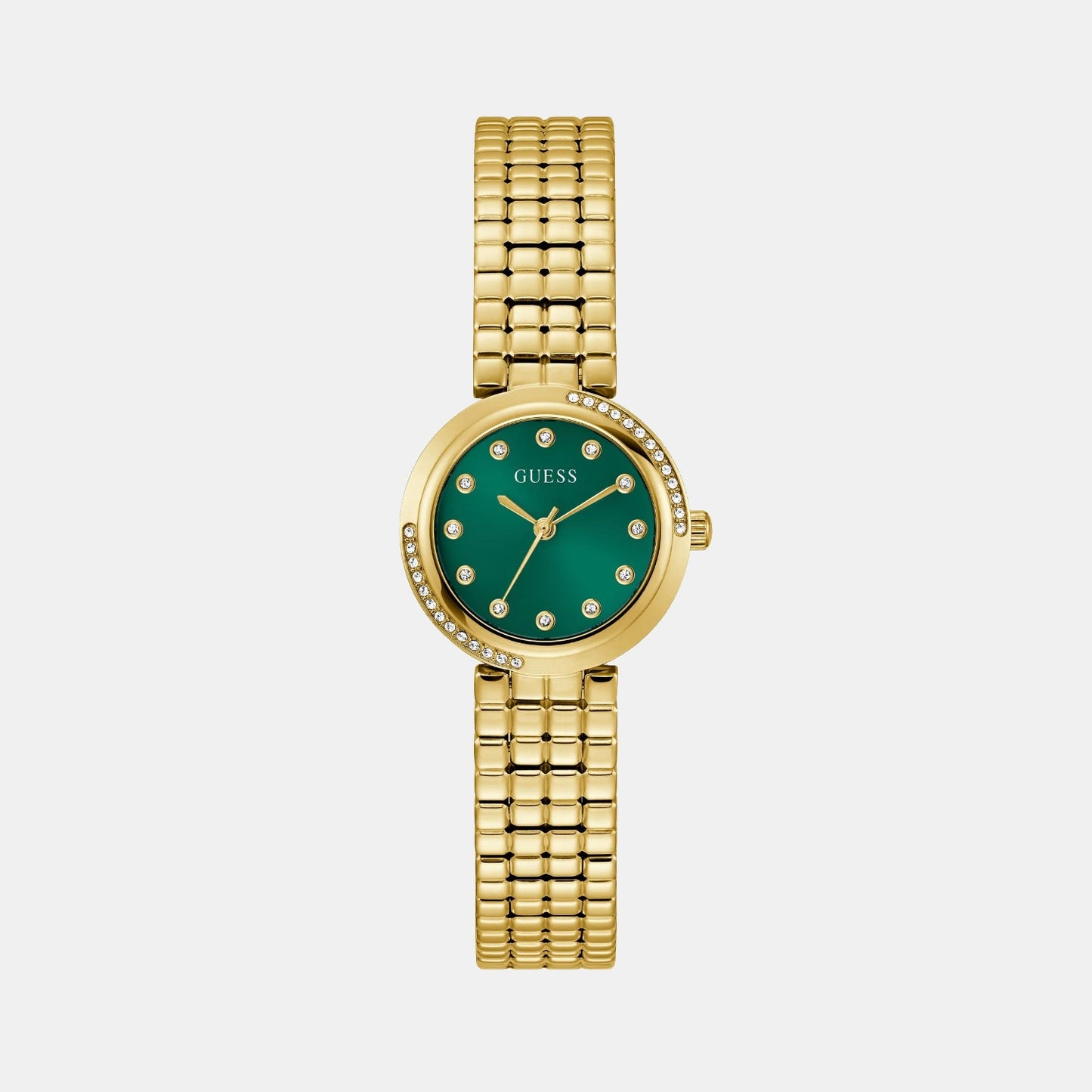 Gb Clara Women Quartz Green Dial Analog Stainless Steel GW0930L6 - Guess watch
