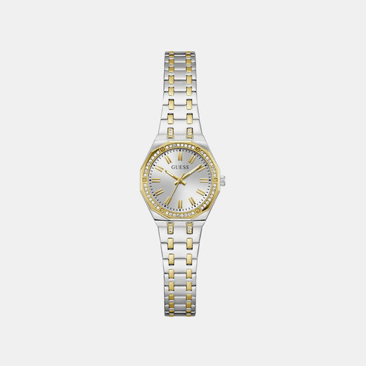 Gb Pixie Women Quartz Silver Dial Analog Stainless Steel GW0931L3 - Guess watch