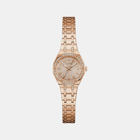 Gb Pixie Women Quartz Rose Gold Dial Analog Stainless Steel GW0931L4
