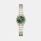 Gb Pixie Women Quartz Green Dial Analog Stainless Steel GW0931L8