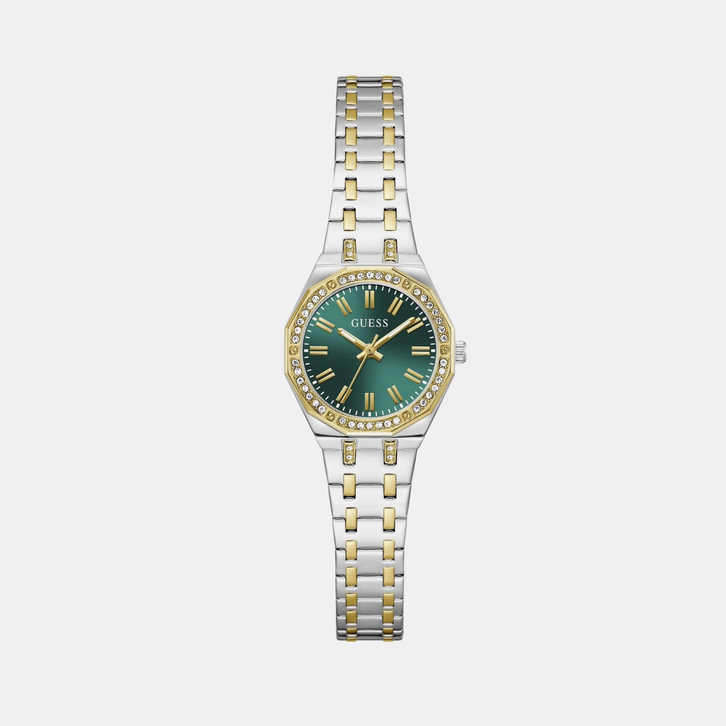 Gb Pixie Women Quartz Green Dial Analog Stainless Steel GW0931L8