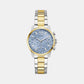 Gd Bailey Women Quartz Blue Dial Analog Stainless Steel GW0933L3
