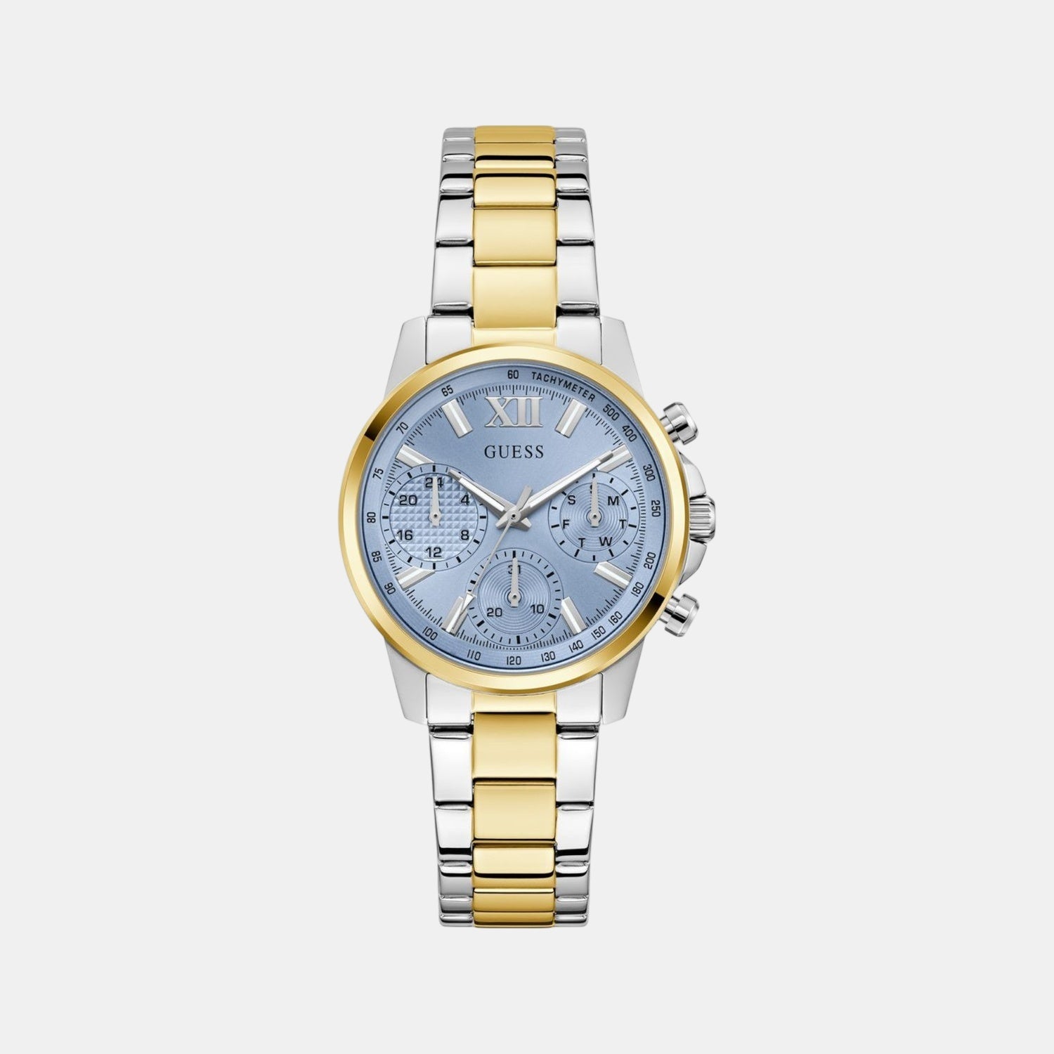 Gd Bailey Women Quartz Blue Dial Analog Stainless Steel GW0933L3 - Guess watch