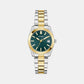 Gd Alice Women Quartz Green Dial Analog Stainless Steel GW0934L3