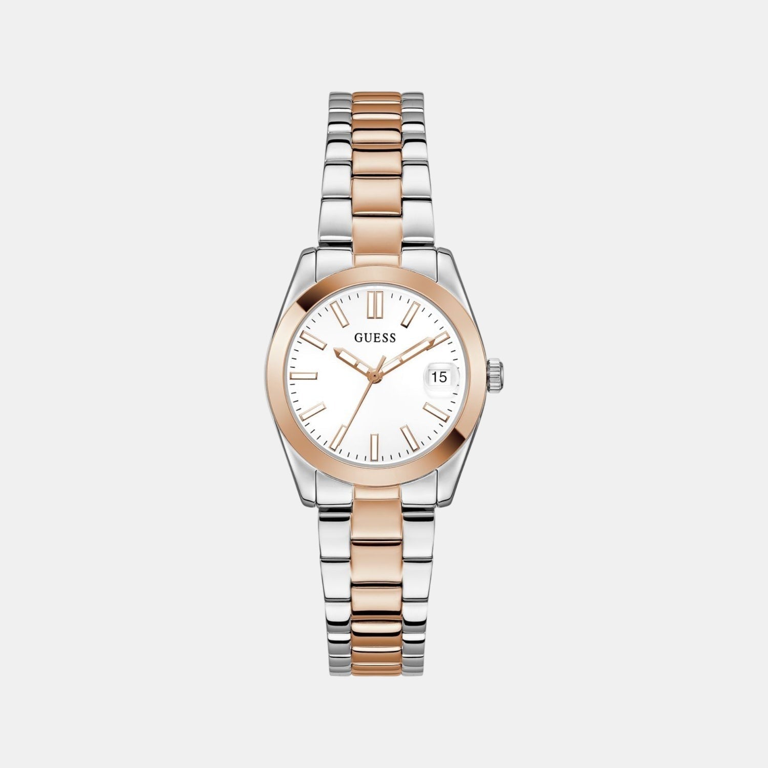 Gd Alice Women Quartz White Dial Analog Stainless Steel GW0934L6 - Guess watch