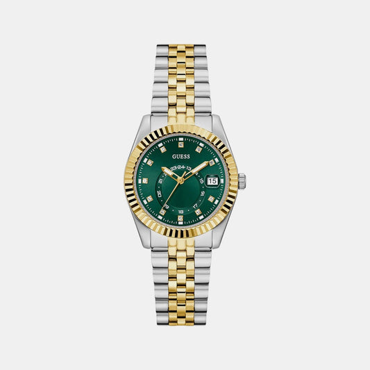 Gd Jada Women Quartz Green Dial Analog Stainless Steel GW0936L3 - Guess watch