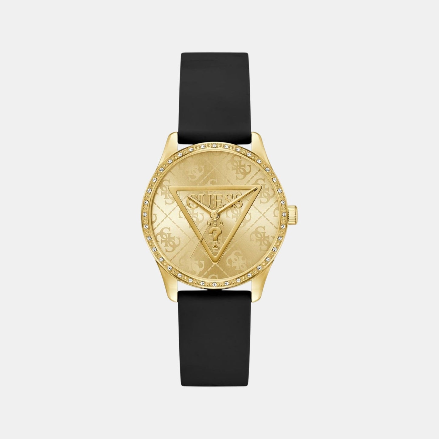Gt Roxy Women Quartz Champagne Dial Analog Stainless Steel GW0942L2