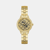 Gt G Lace Women Quartz Champagne Dial Analog Stainless Steel GW0944L2