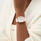 Gt Phoenix Women Quartz White Dial Analog Stainless Steel GW0945L6