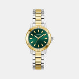 Gs Mist Women Quartz Green Dial Analog Stainless Steel GW0948L8
