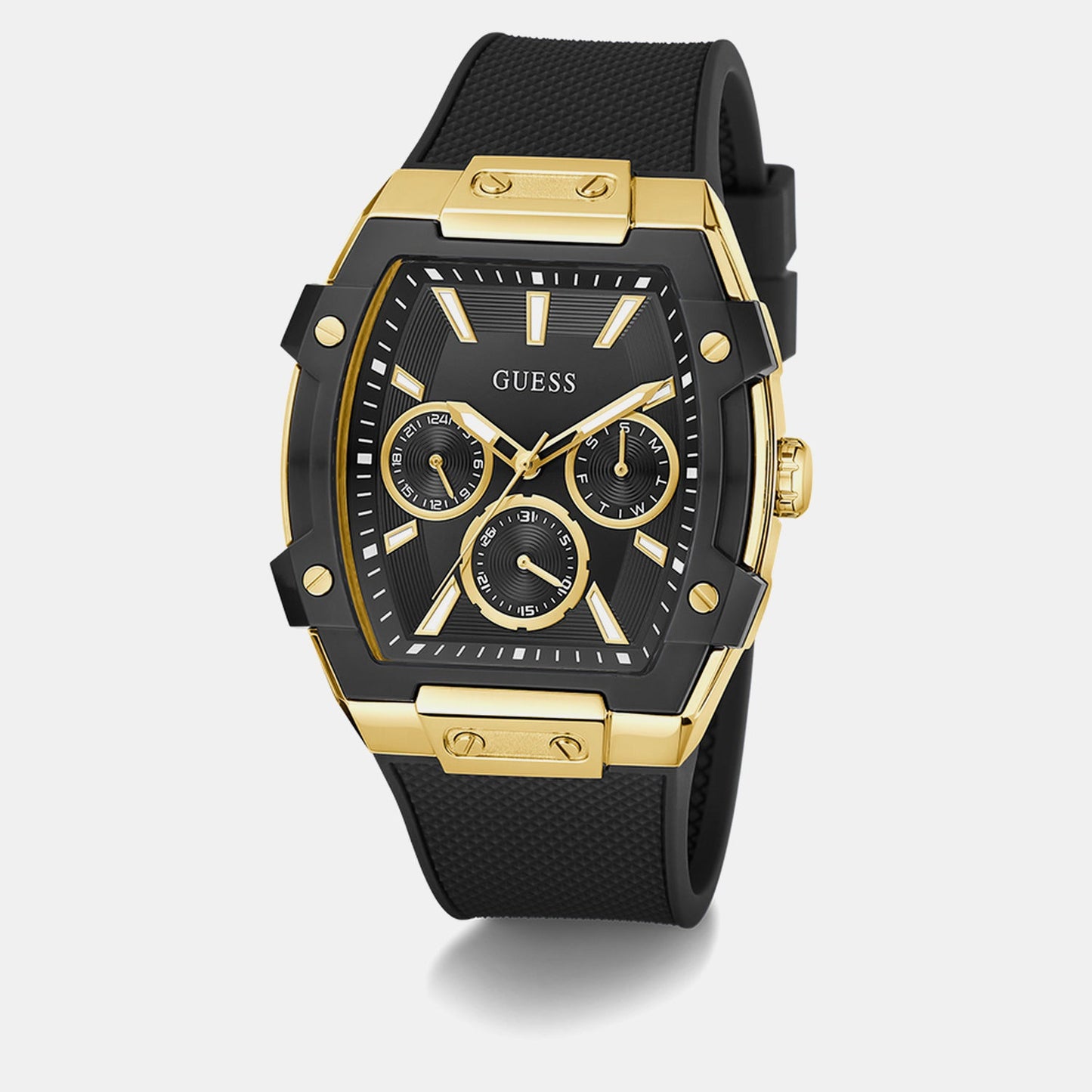 Gt Phoenix Men Quartz Black Dial Analog Stainless Steel GW0956G2