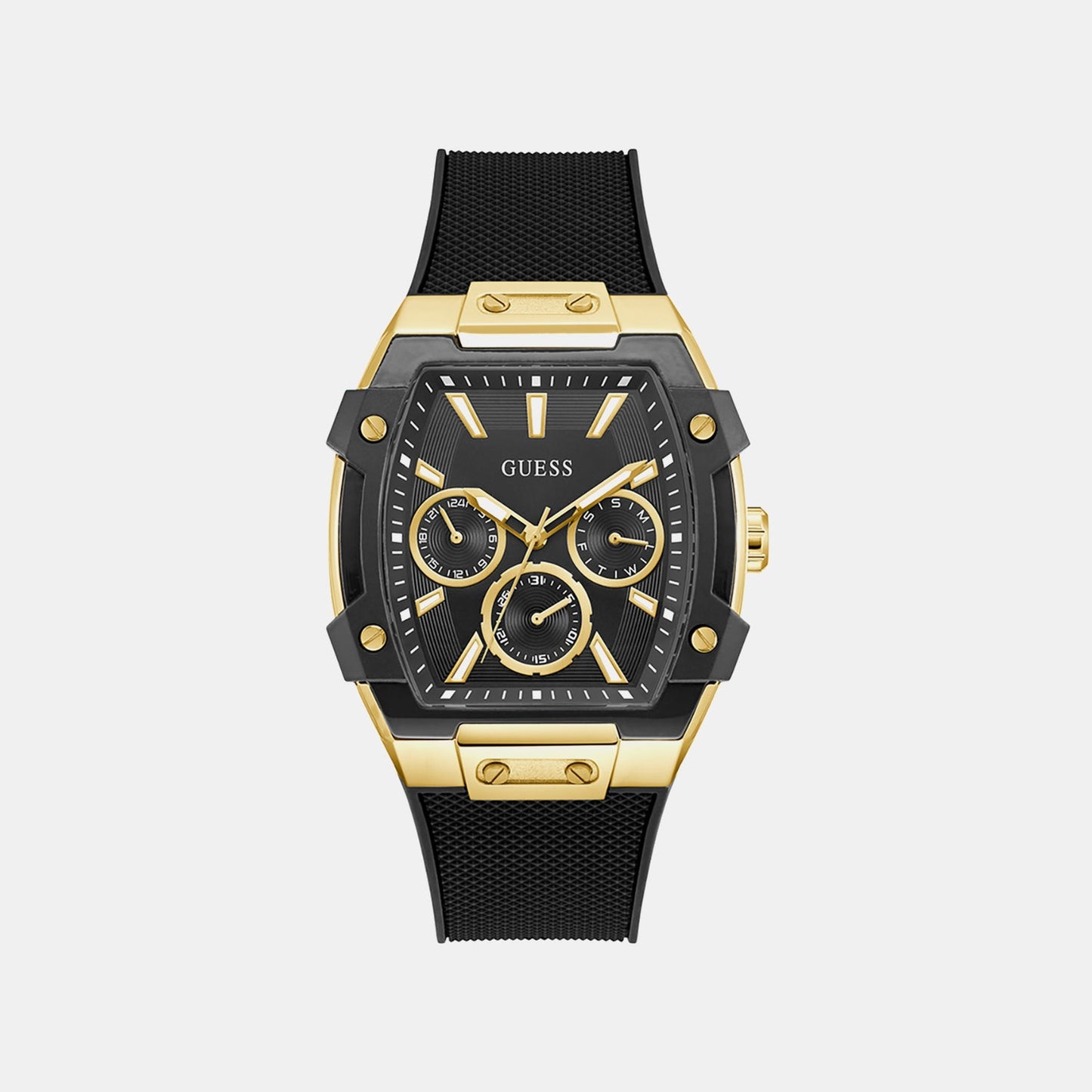 Gt Phoenix Men Quartz Black Dial Analog Stainless Steel GW0956G2