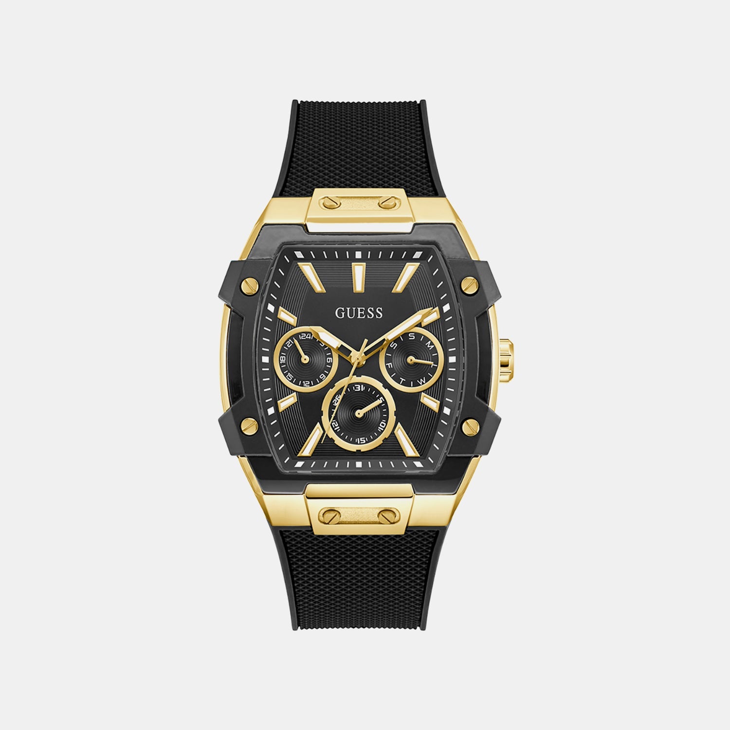 Gt Phoenix Men Quartz Black Dial Analog Stainless Steel GW0956G2 - Guess watch