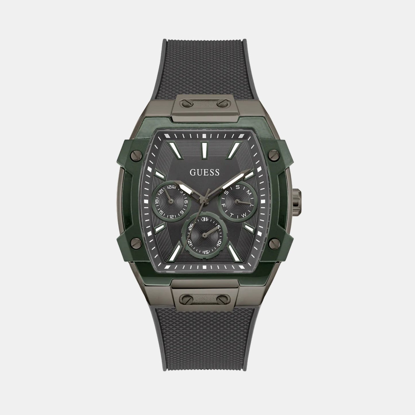 Gt Phoenix Men Quartz Grey Dial Analog Stainless Steel GW0956G3 - Guess watch
