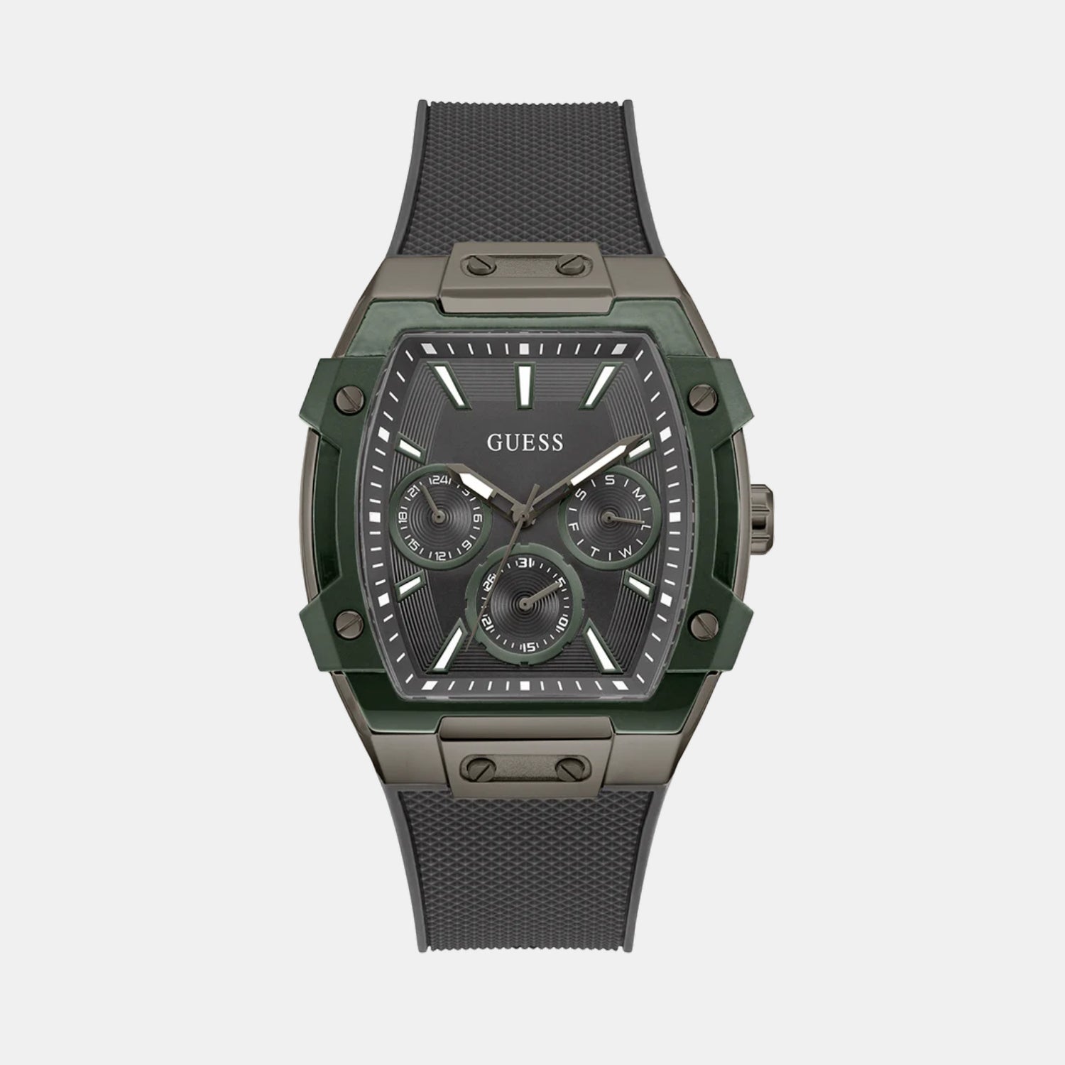 Gt Phoenix Men Quartz Grey Dial Analog Stainless Steel GW0956G3 - Guess watch