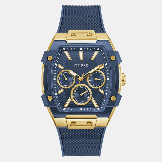 Gt Phoenix Men Quartz Blue Dial Analog Stainless Steel GW0956G5