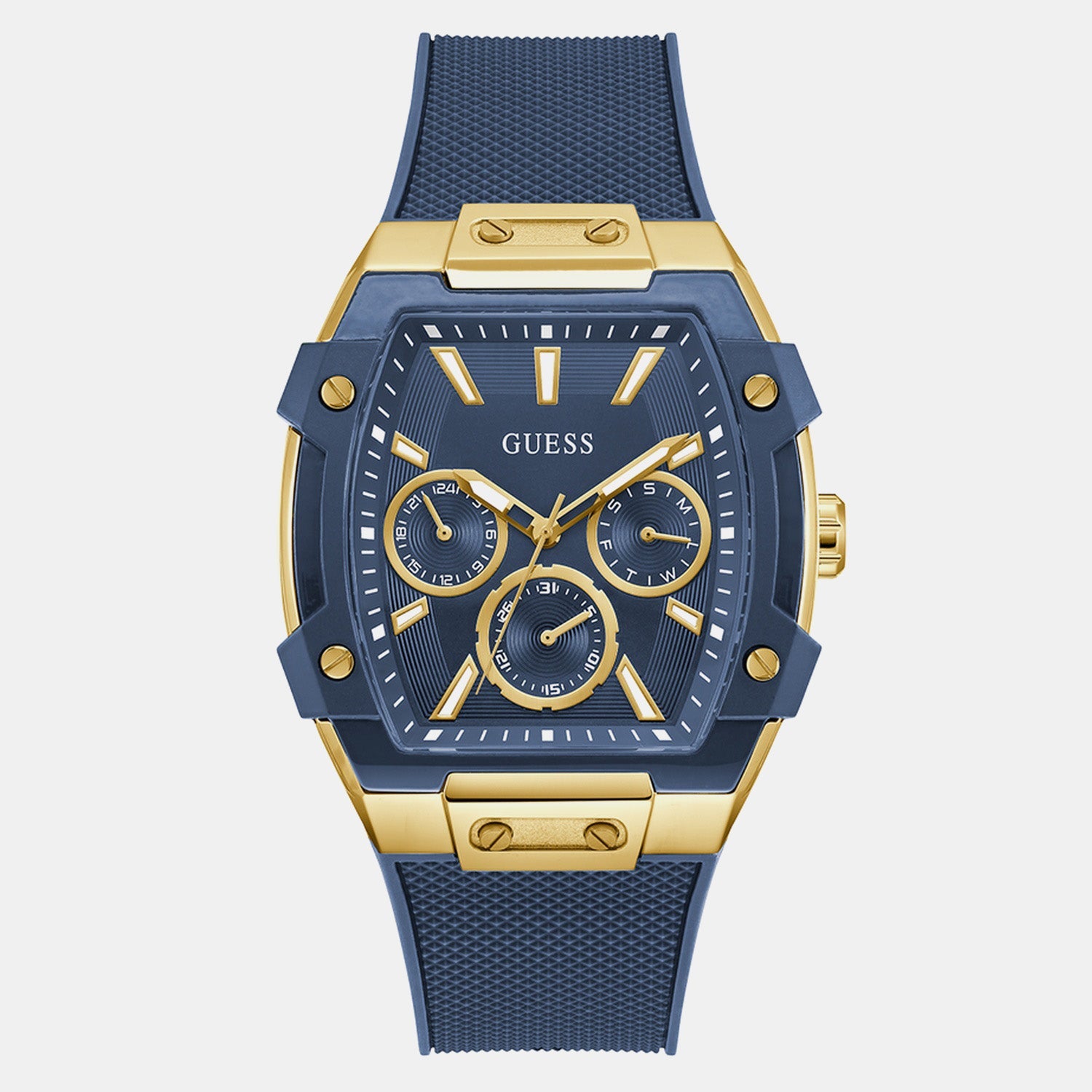 Gt Phoenix Men Quartz Blue Dial Analog Stainless Steel GW0956G5 - Guess watch