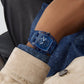 Men Quartz Blue Dial Analog Silicone Watch GW0959G1