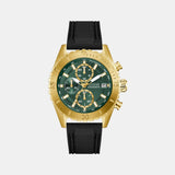 Gs Defender Men Quartz Green Dial Analog Stainless Steel GW0967G2