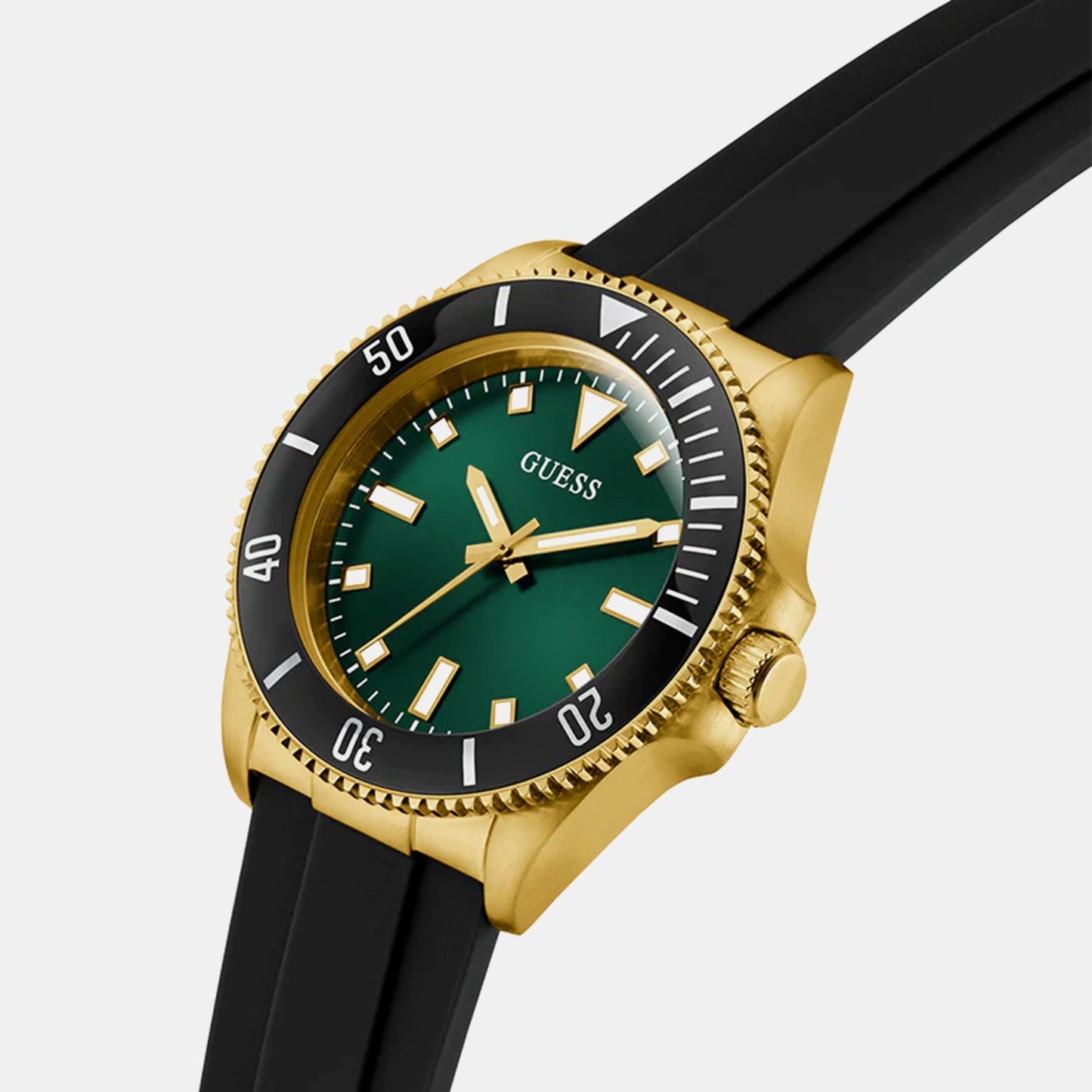 Gs Cliff Men Quartz Green Dial Analog Stainless Steel GW0969G2 - Guess watch - Image 2