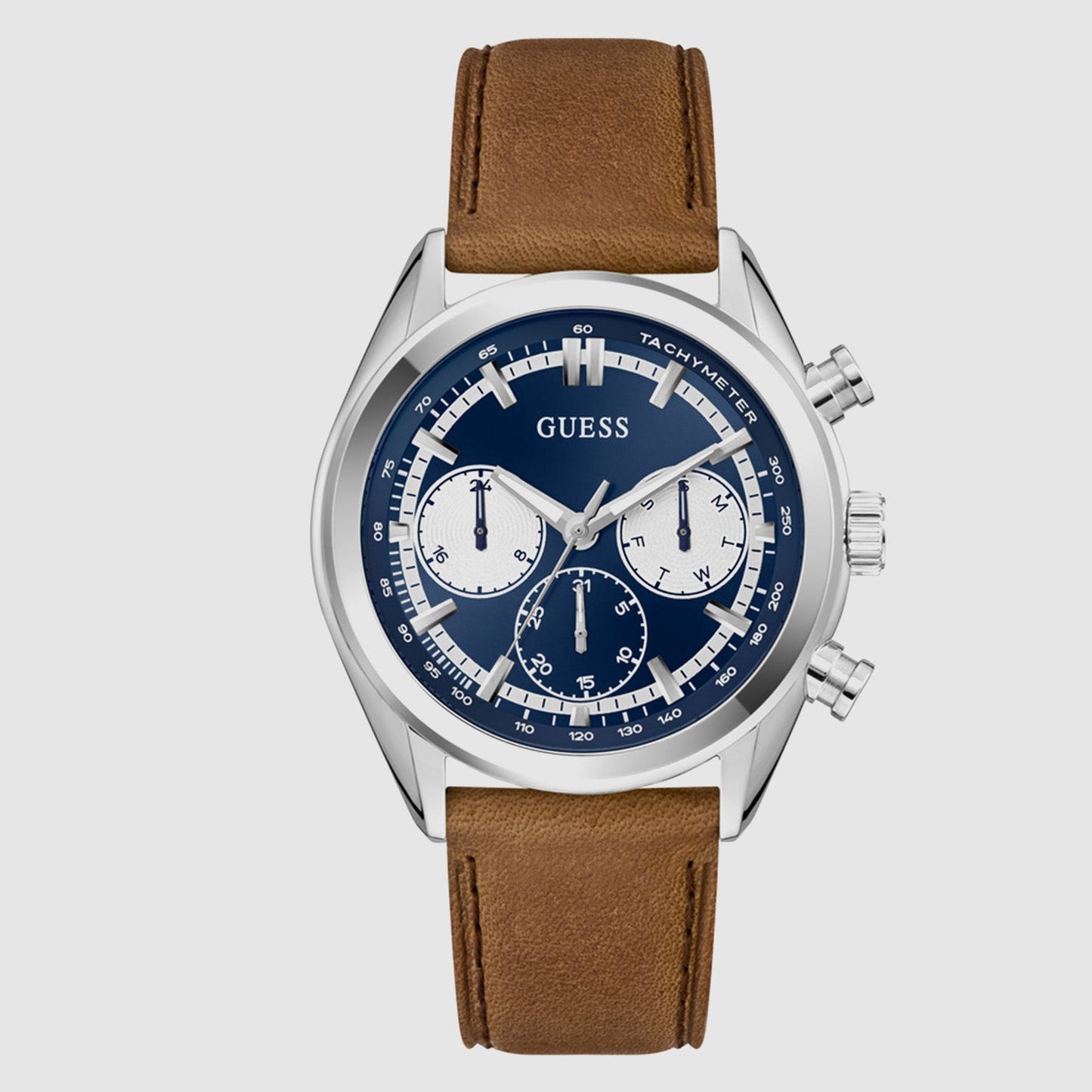 Gd Dawson Men Quartz Blue Dial Analog Stainless Steel GW0972G1