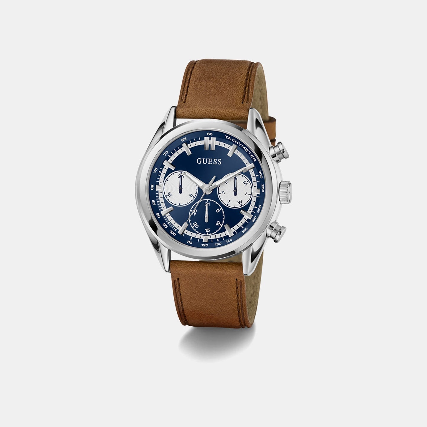 Gd Dawson Men Quartz Blue Dial Analog Stainless Steel GW0972G1