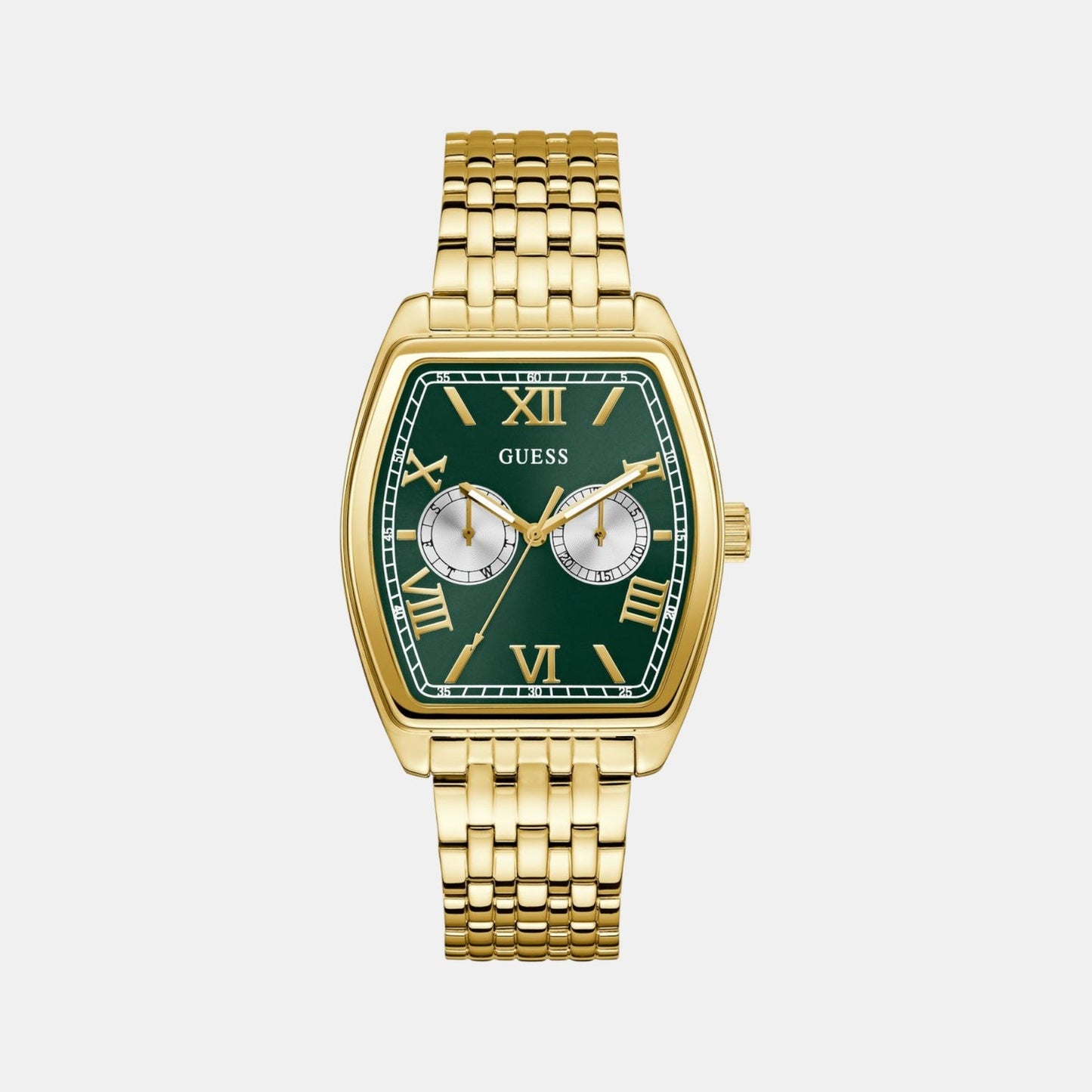 Gd Gabriel Men Quartz Green Dial Analog Stainless Steel GW0975G2 - Guess watch