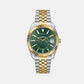Gd Jaden Men Quartz Green Dial Analog Stainless Steel GW0977G4
