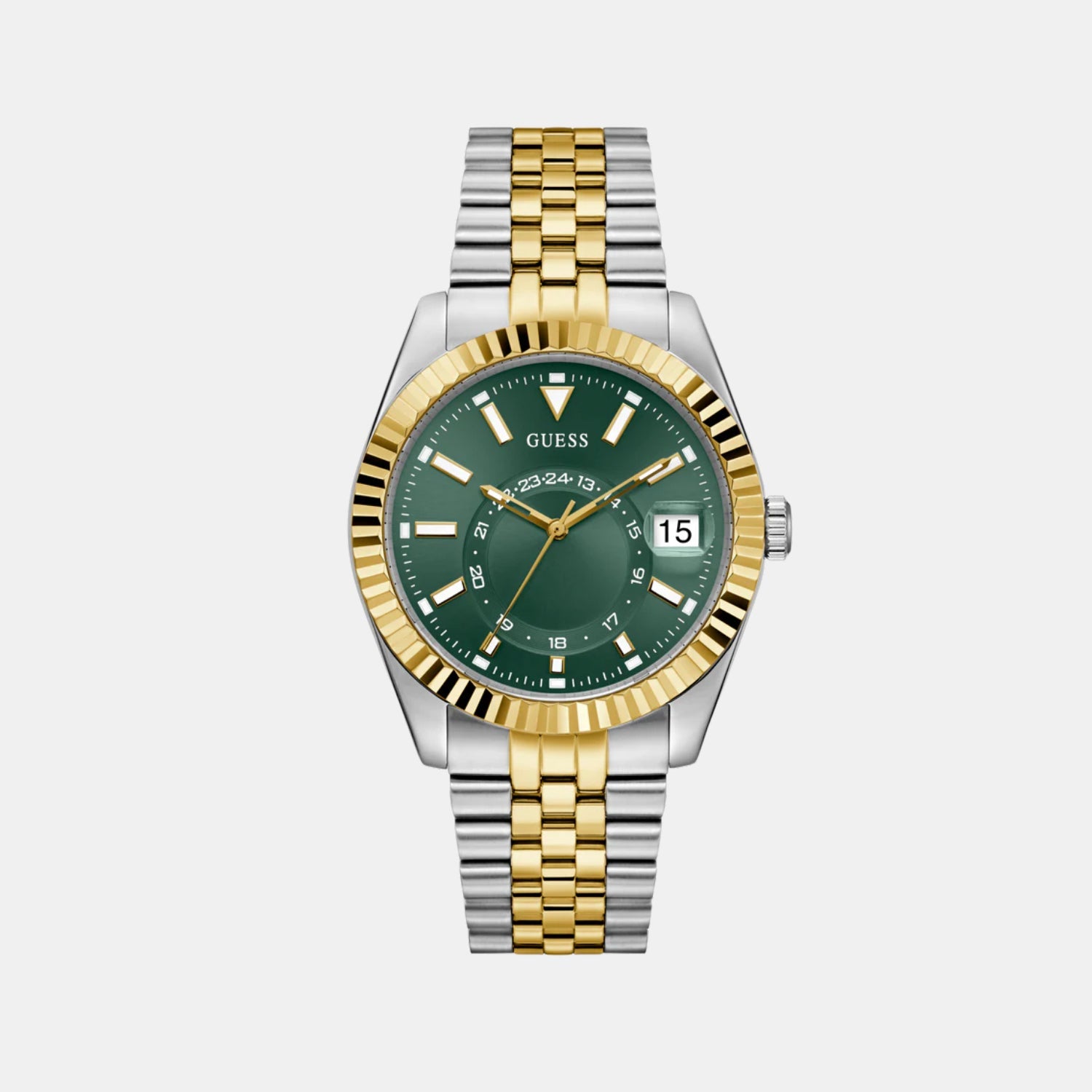 Gd Jaden Men Quartz Green Dial Analog Stainless Steel GW0977G4 - Guess watch