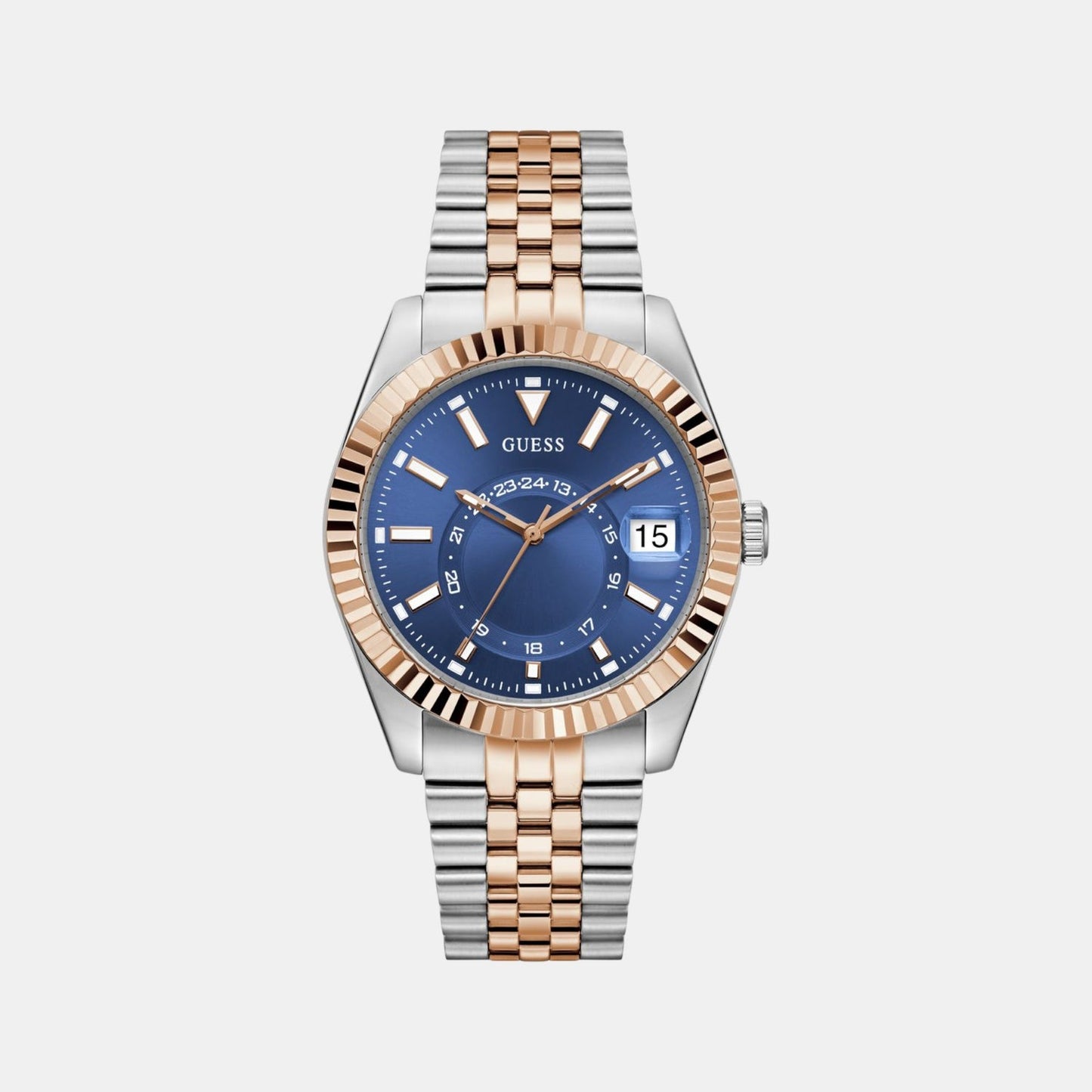 Gd Jaden Men Quartz Blue Dial Analog Stainless Steel GW0977G5 - Guess watch