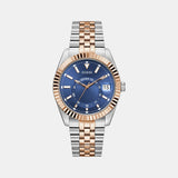 Gd Jaden Men Quartz Blue Dial Analog Stainless Steel GW0977G5