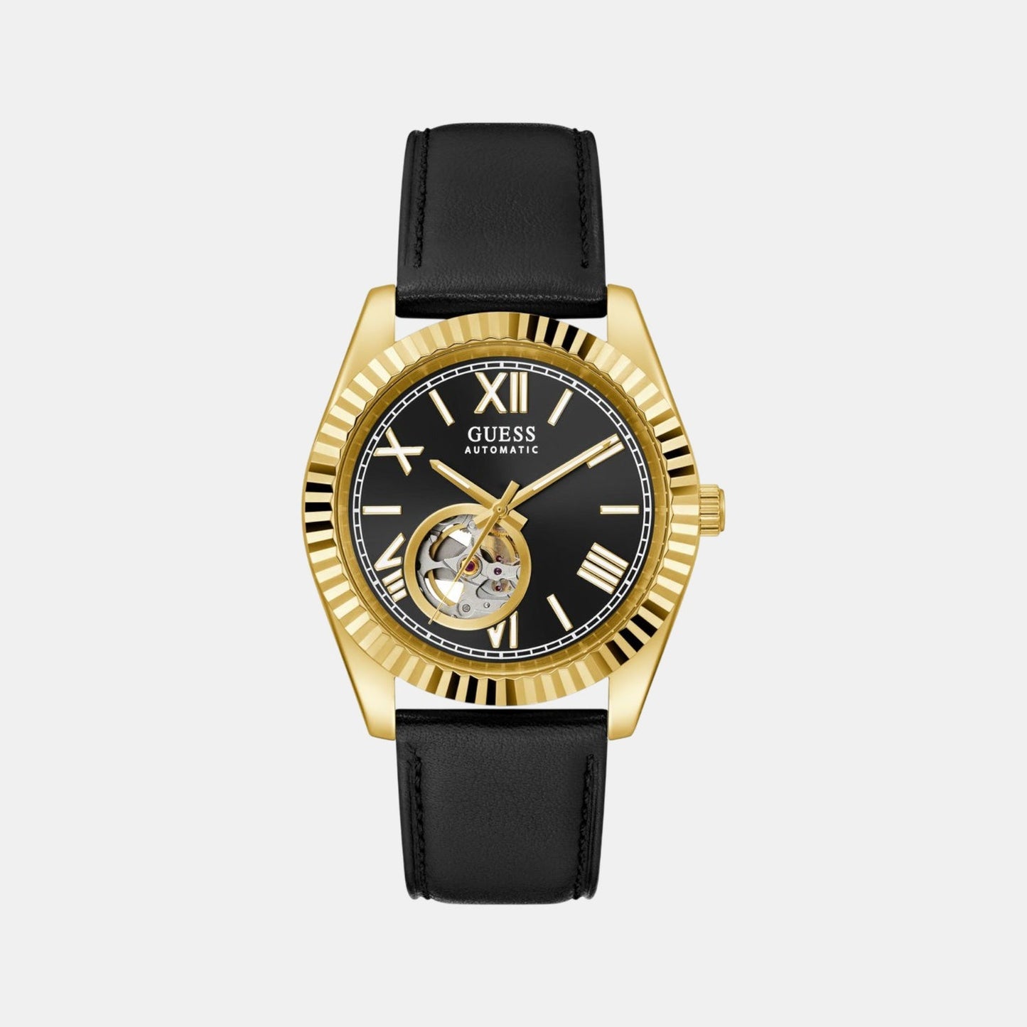 Gd Connoisseur Men Automatic Black Dial Analog Stainless Steel GW0985G2