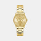 Gt Roxy Women Quartz Champagne Dial Analog Stainless Steel GW0987L2