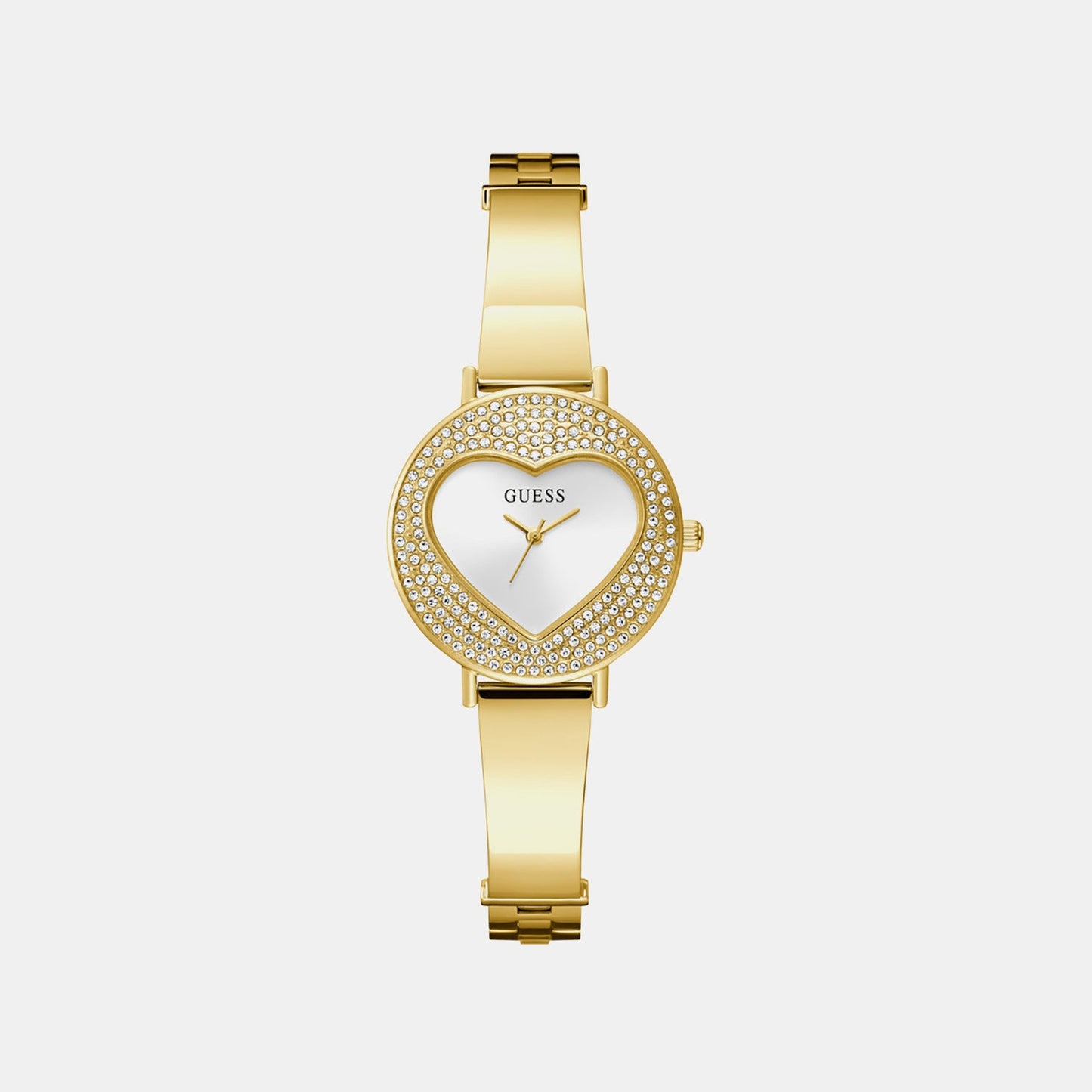 Gb Hartly Women Quartz White Dial Analog Stainless Steel GW0991L2
