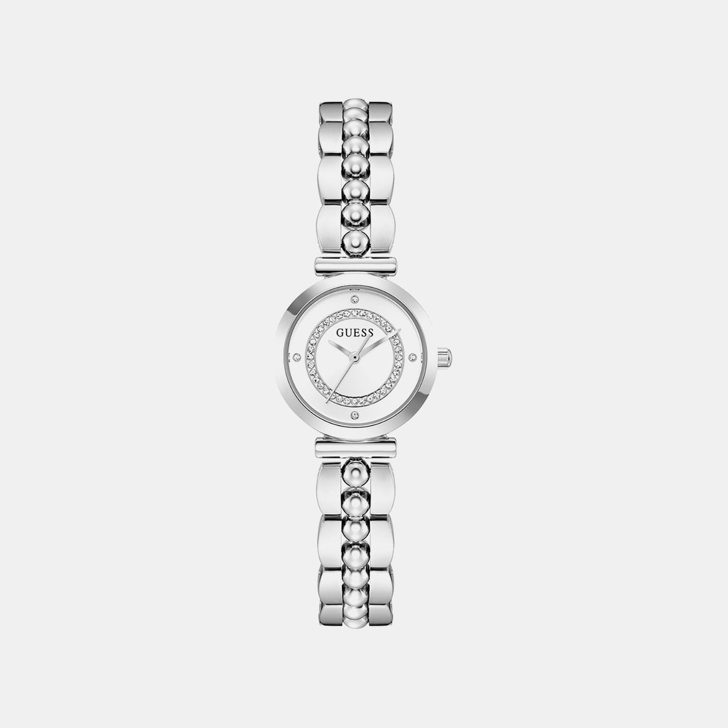 Gb Leena Women Quartz White Dial Analog Stainless Steel GW0994L1