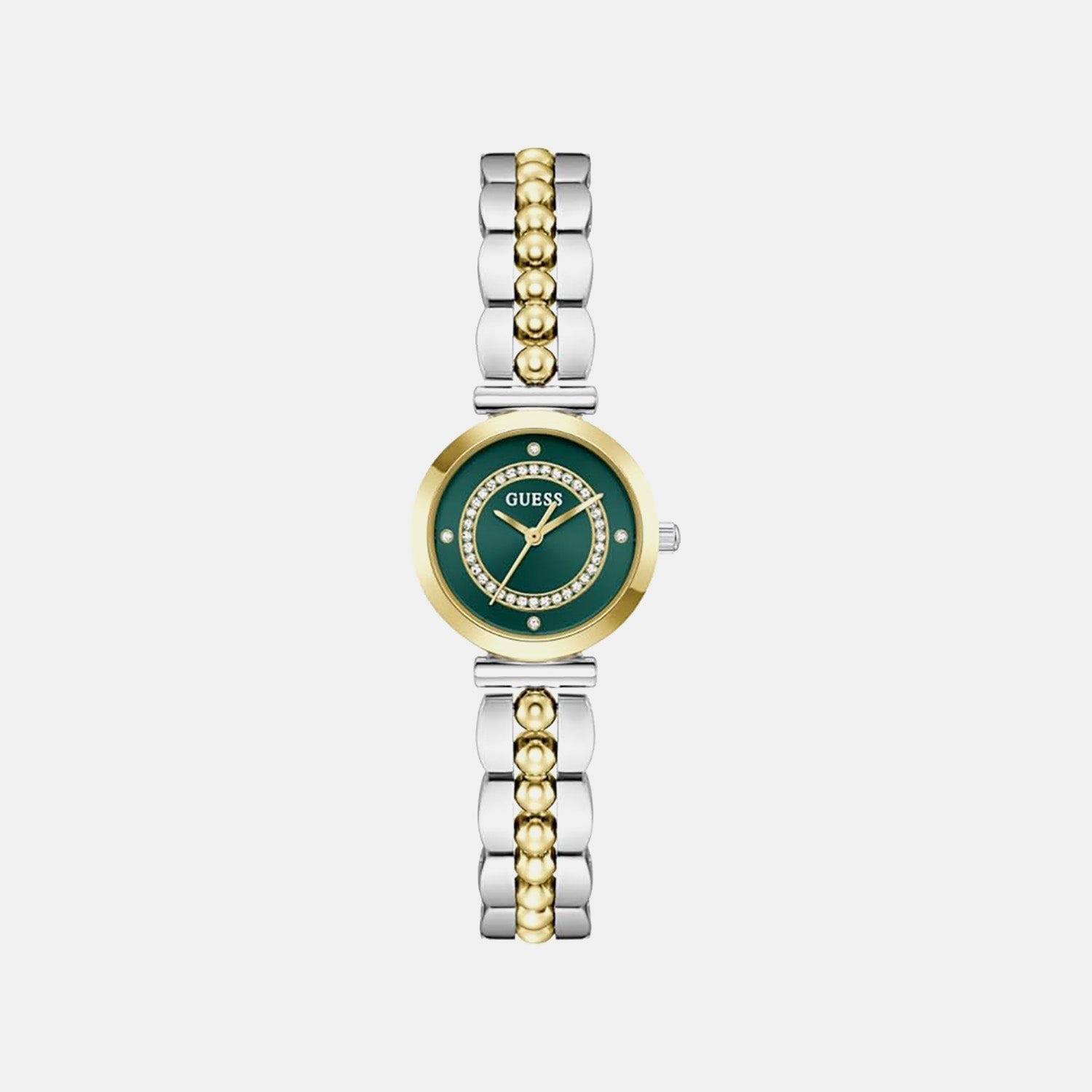 Gb Leena Women Quartz Green Dial Analog Stainless Steel GW0994L3 - Guess watch