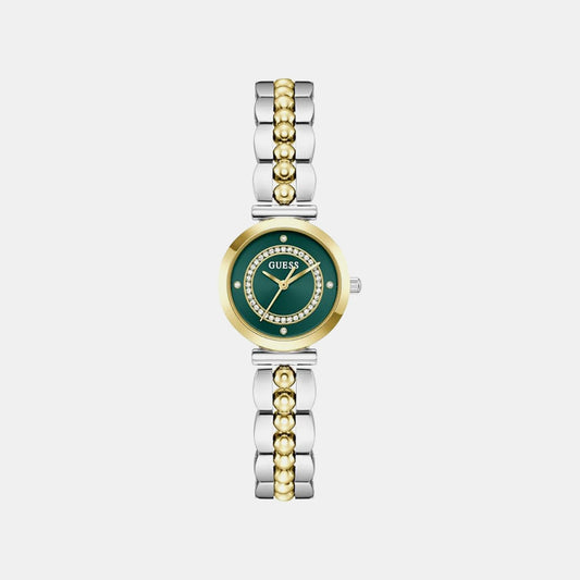 Gb Leena Women Quartz Green Dial Analog Stainless Steel GW0994L3 - Guess watch