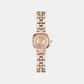 Gb Leena Women Quartz Rose Gold Dial Analog Stainless Steel GW0994L4