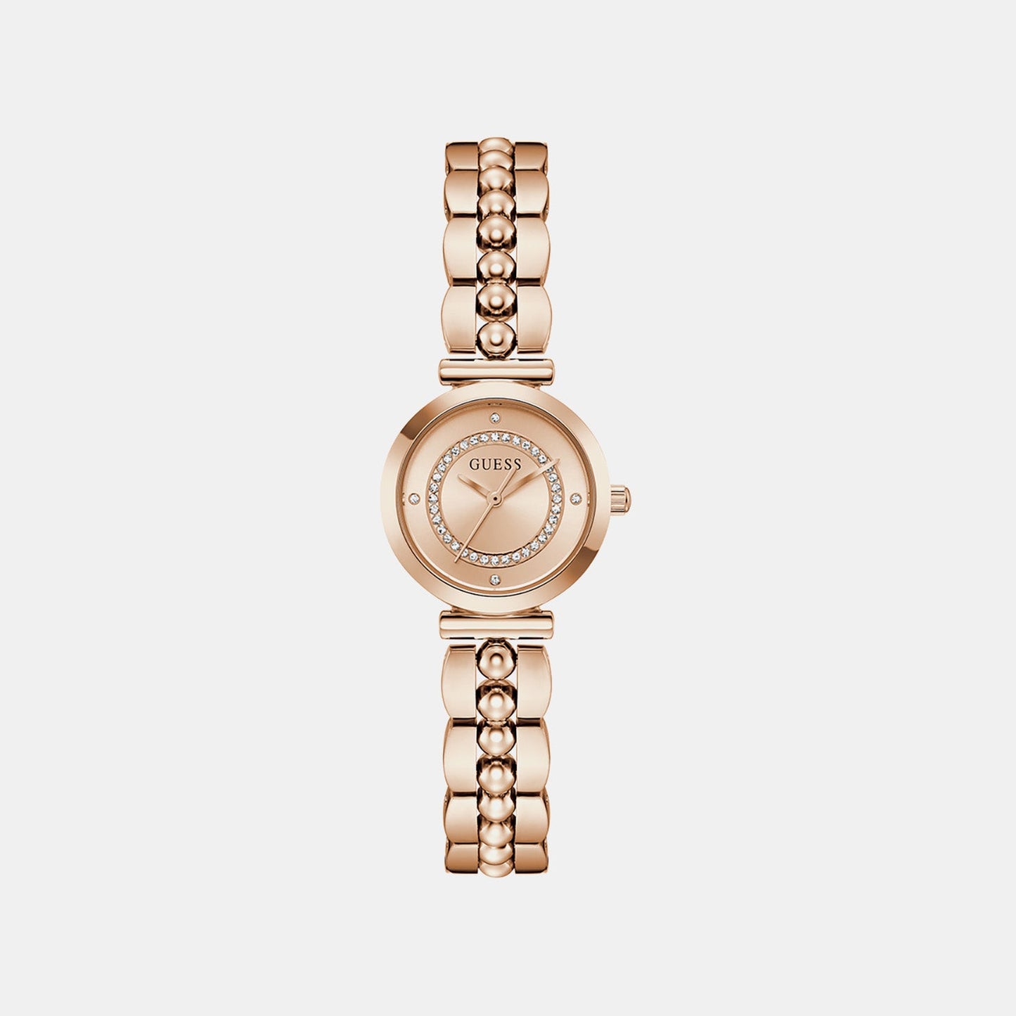 Gb Leena Women Quartz Rose Gold Dial Analog Stainless Steel GW0994L4