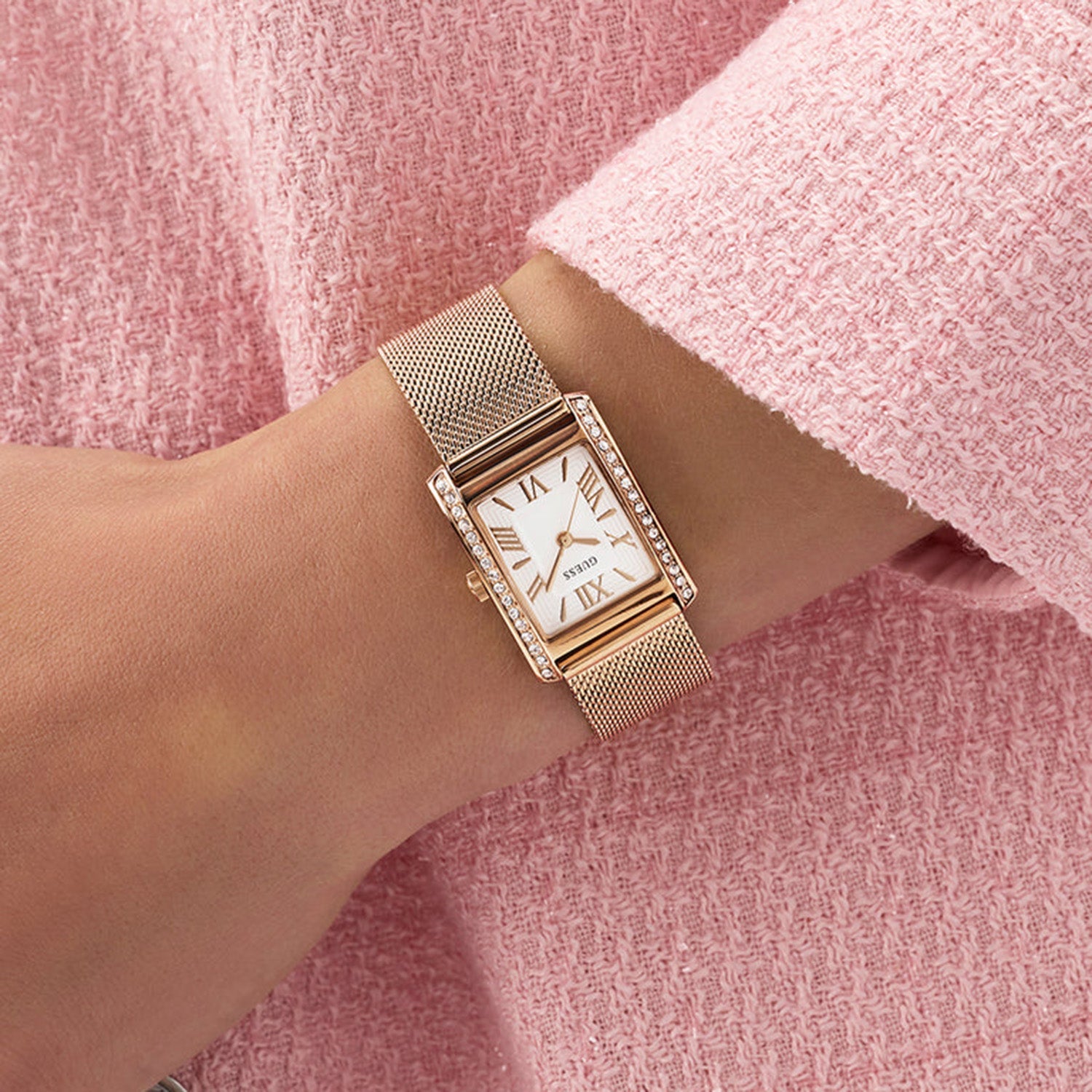 Gd Bonnet Women Quartz White Dial Analog Stainless Steel GW0997L3 - Guess watch - Image 3