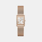 Gd Bonnet Women Quartz White Dial Analog Stainless Steel GW0997L3