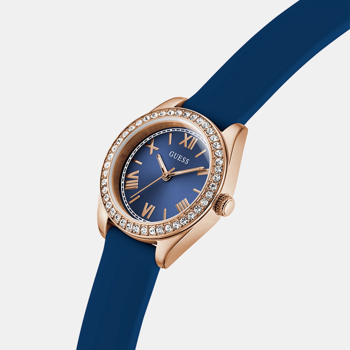 Gd Mini Luna Women Quartz Blue Dial Analog Stainless Steel GW1000L4