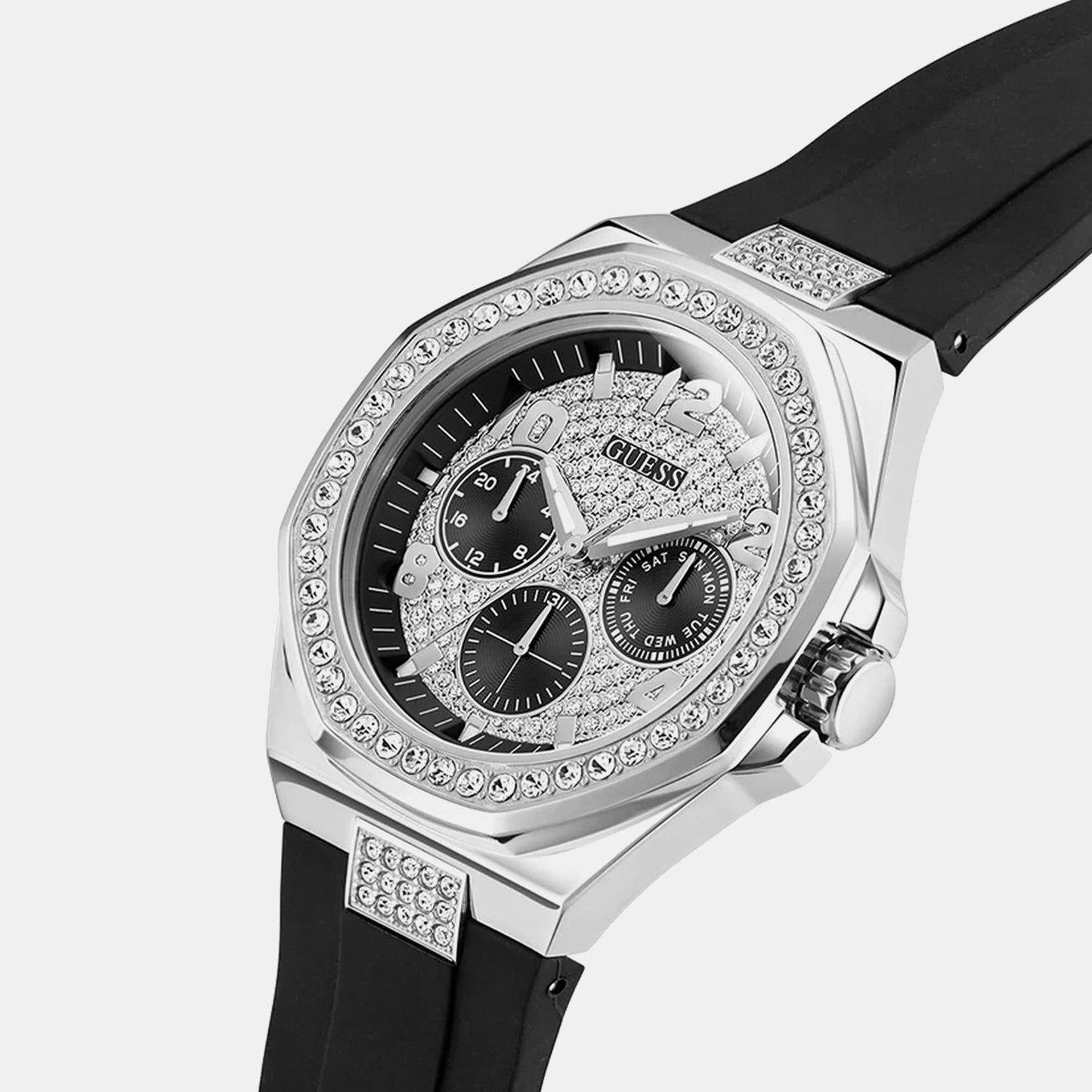 Gt Empire Men Quartz Black Dial Analog Stainless Steel GW1002G1