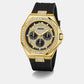 Gt Empire Men Quartz Black Dial Analog Stainless Steel GW1002G2