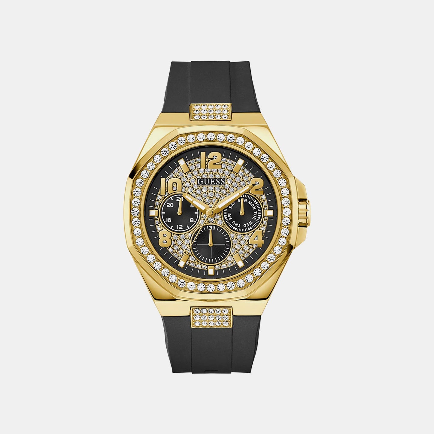 Gt Empire Men Quartz Black Dial Analog Stainless Steel GW1002G2