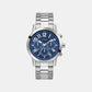 Gs Parker Men Quartz Blue Dial Analog Stainless Steel GW1006G1