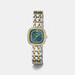 Gb Hazel Women Quartz Teal Dial Analog Stainless Steel GW1018L6