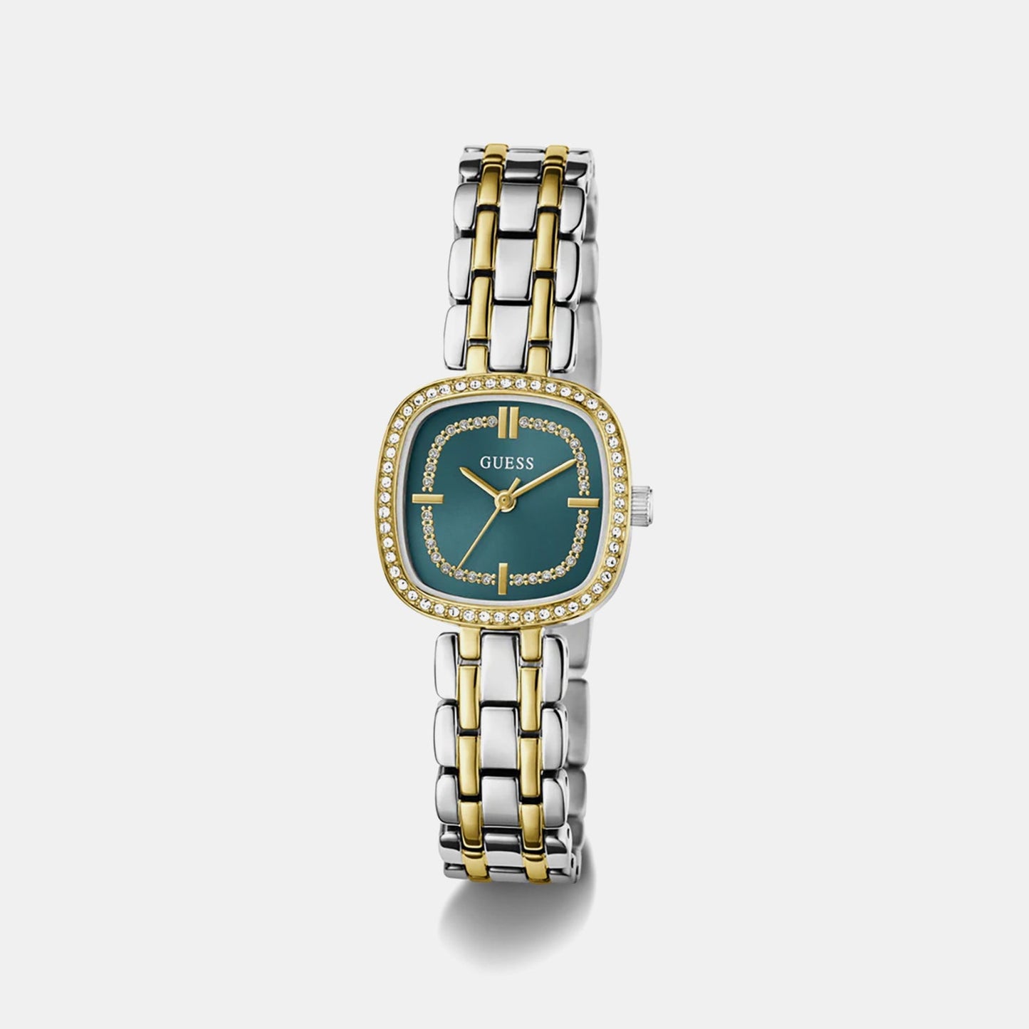 Gb Hazel Women Quartz Teal Dial Analog Stainless Steel GW1018L6