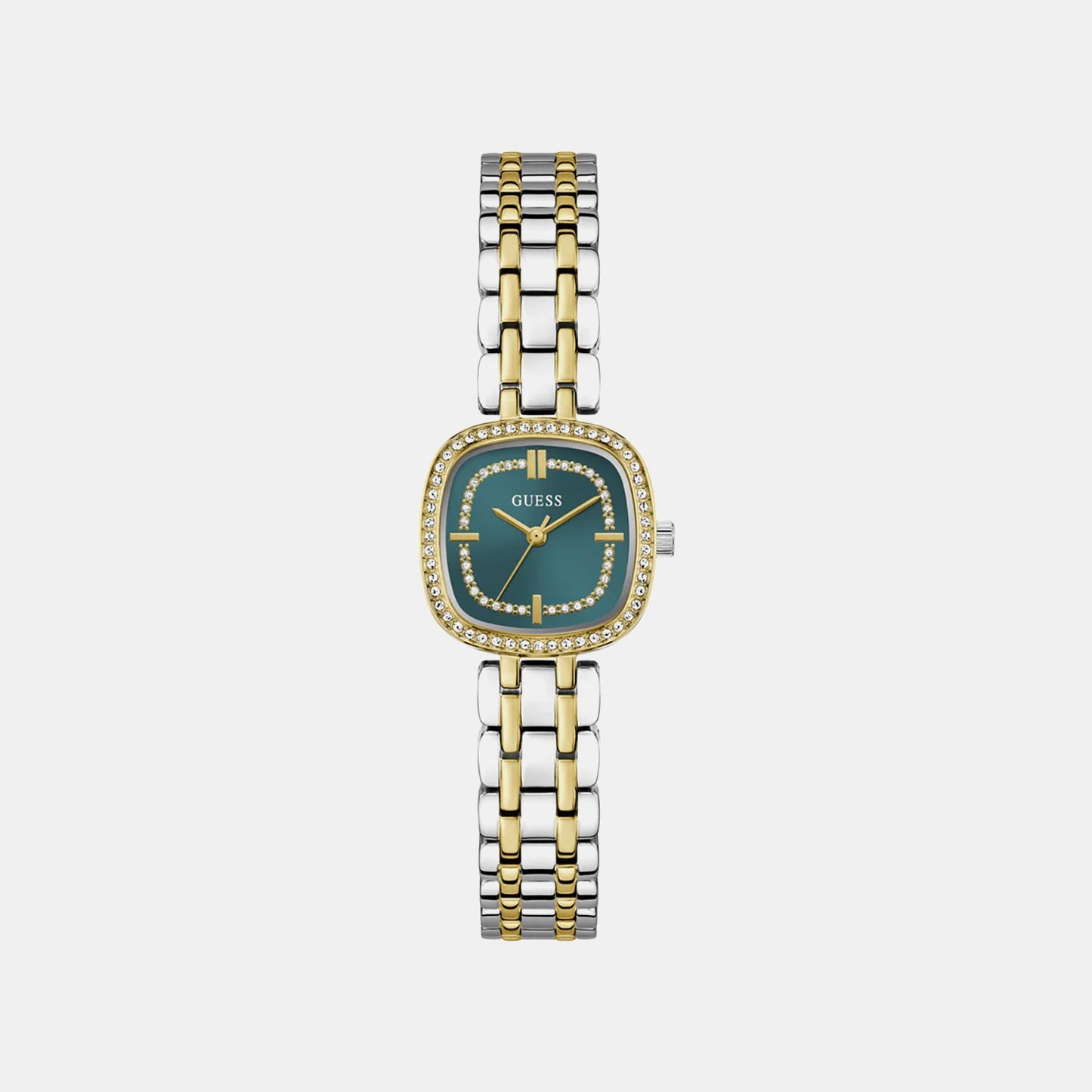 Gb Hazel Women Quartz Teal Dial Analog Stainless Steel GW1018L6 - Guess watch
